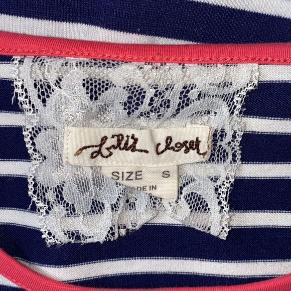 ANTHROPOLOGIE Lili’s Closet Stripe Zip Top-S - Picture 7 of 9